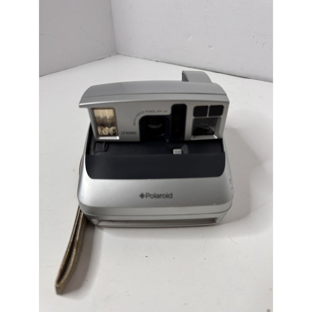 Polaroid One 600 Instant Film Camera - Silver - 100mm Focus Range 2 FT